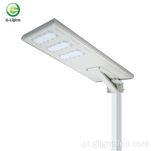 60watt 90watt 120watt tudo em um lâmpada de rua solar LED